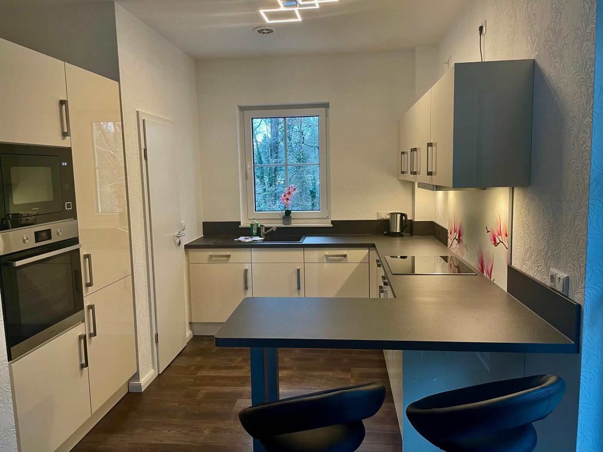 Ferienwohnung Im Gruenen Oranienburg Esterno foto